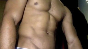 muscle webcam model showing hole