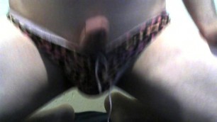 Cumming in my new panties