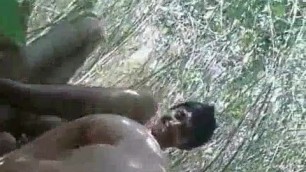 Outdoor  doggy fucking