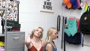 Shoplyfter - Two Blond Teens Caught Stealing Bikinis Instructed To Bend Down For Deep Cavity Search