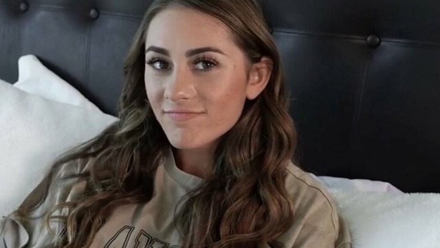Dad Crush - Sexy Teen Proved That She Is Not Lesbian By Sucking Her Stepdad's Cock